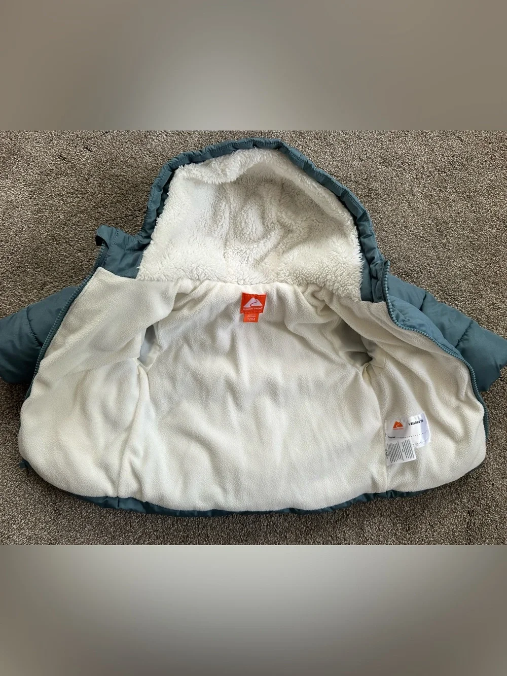 Toddler Hooded Puffer Jacket - Slate Blue